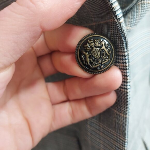 Anne Klein Grey Check Blazer - Picture 5 of 8
